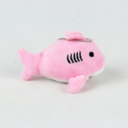 Mub- 0cm mini toy design kawaii cute soft keyring key chain cartoon bear bearing doll toy shark plush keychain for back packs