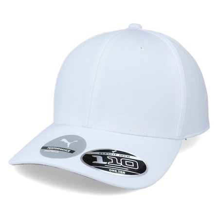 Puma - White adjustable Czapka Z Daszkiem - Cresting Bright White 110 Adjustable @ Hatstore