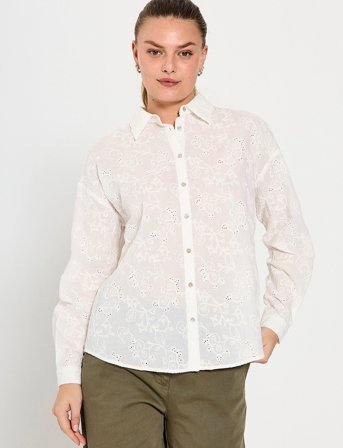 FREE/QUENT Fquniqua-Shirt - White - XL