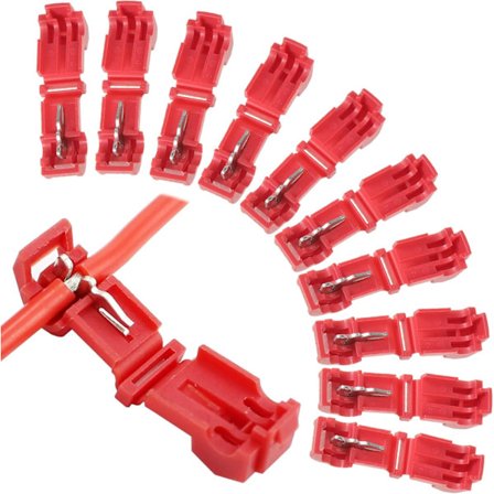 Sæt med 10 forbindelsesklemmer til Husqvarna Automower, Worx, Bosch, Gardena robotplæneklipper - Hurtigstik