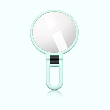 15x fickförstorande spegel bärbar fåfänga kosmetisk spegel grön