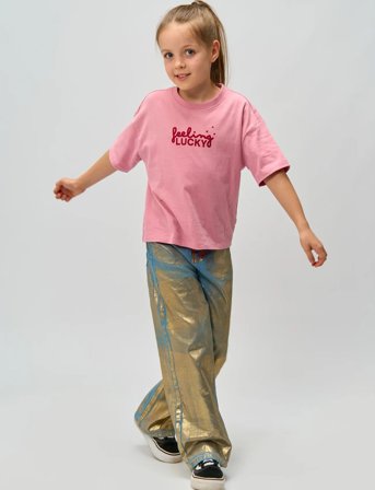 The New Tnruthie Os S_S Tee - Pink - 98/104