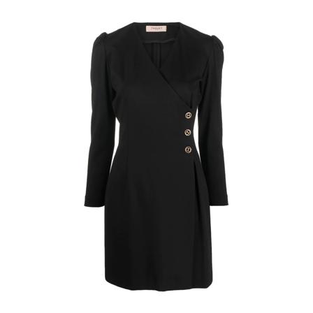 Twinset, Short Dresses Zwart, Dames, Maat:M