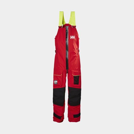 Jachtařské kalhoty Helly Hansen Ægir Ocean, Alert Red, pánské, X-Large