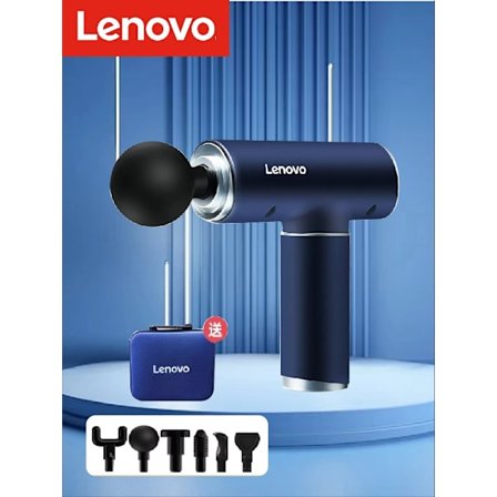 Lenovo 6 Heads Fascia Gun Professional Grade Mini Silent Sports Relaxation Massager 5. Gear Deep Tissue Electric Massage Gun