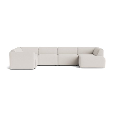 Porto U-sofa, højrevendt - Sneak Råhvid - 367x206x70 - Sofa, u-sofa