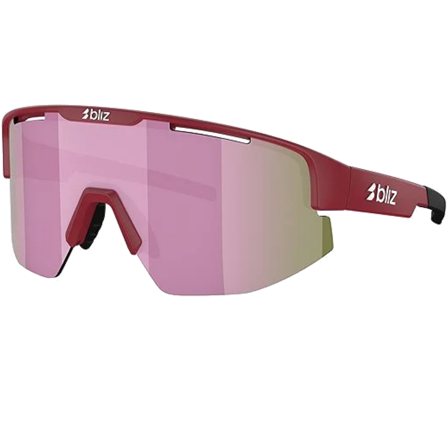 Bliz Matrix Small Matt Burgundy Brown w Rose multi