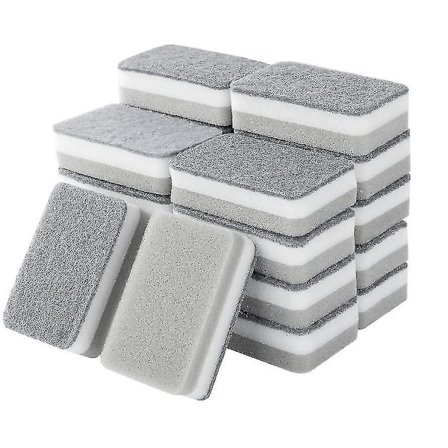 Köksdubbelsidig disksvamp (20 Count, grå) - high quality