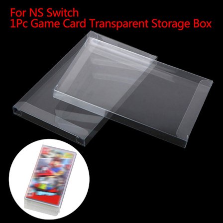 Game Card Color Box Protector Collection Transparent Oppbevaring Bo