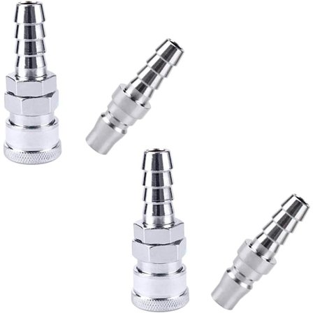 Trykluft Hurtigkobling 2 Par SH20 + PH20 Luftslange Hurtigkoblinger Kompressor Kobling Pneumatisk Kobling Kompressor Kobling Pneumatisk Qu