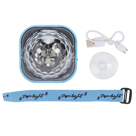 Färgglad handledslampa med omgivande ljus, scenarmband, RGB-handledslampa för bil, KTV, bröllop, blå skal