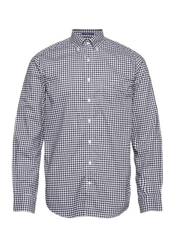 Reg Broadcloth Gingham Bd Skjorta Casual Multi/mönstrad GANT