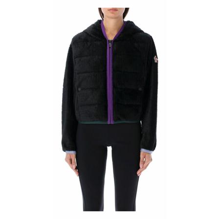 Moncler, Down Jackets Zwart, Dames, Maat:M