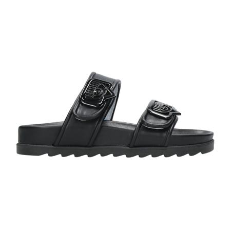 Chiara Ferragni Collection, Sandals Czarny, Kobieta, Rozmiar: 38 EU