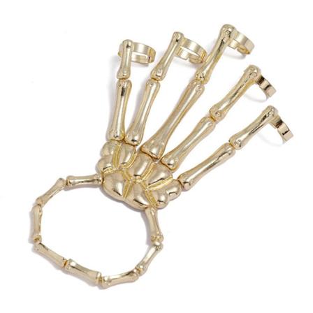 Gull 1 Pakke Mote Legering Armbånd Halloween Skalle Skjelett Leisu