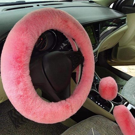 Fluffy cover Set Antisladd interiörtillbehör P