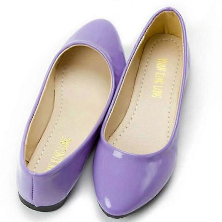 Naisten PU-nahkaiset slip-on teräväkärkiset ballerinat Muodikkaat ballerinat Ballerinakengät Dolly-kengät naisille Mukavat toimistokengät