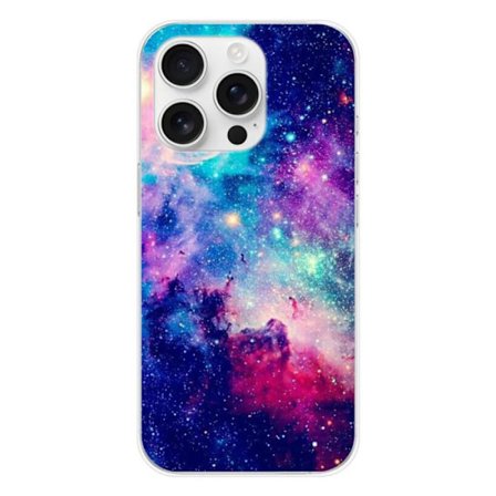 Silikonskal - Kompatibel med Apple iPhone 16 Pro - design galax blå