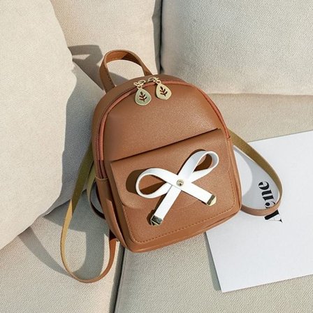 Mini ryggsekk skolevesker BRUN