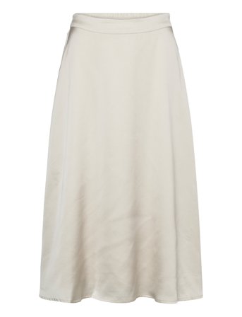 Acaciabbamattas Skirt Skirts Satin Skirts Hvit Bruuns Bazaar*Betinget Tilbud
