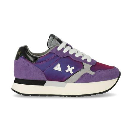 Sun68, Kelly Sneakers Paars, Dames, Maat:39 EU,nylon