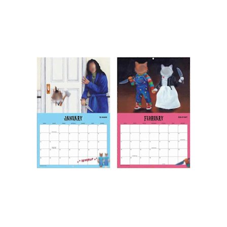 Scaredy Cats Månadskalender 2024, 100% Ny