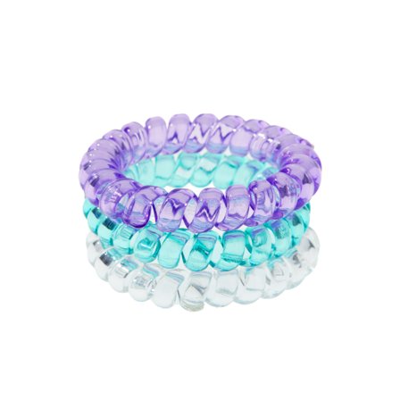 Pinalli Collection Pettini e accessori capelli Set Elastici Spirale 3pz - Fermagli ed Elastici