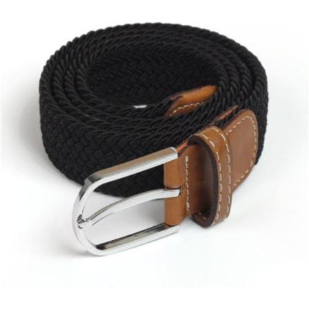Flettet Firkant - Sort - Unisex - 105 cm Black