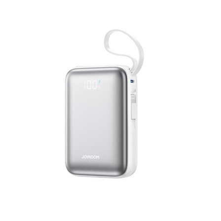 Joyroom JR-PBF29 20000mAh 22,5W Powerbank med dobbel kabel - hvit