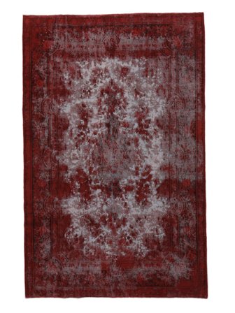 Alfombra Vintage Heritage 192X300 Negro/Rojo Oscuro (Lana, Persia/Irán)