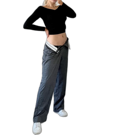 Oversize, stora kostymbyxor, low waist, low rise, ZARA