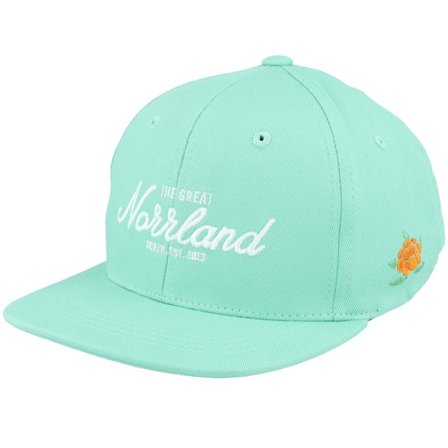 SQRTN - Vert snapback Casquette - Kids The Great Pale Green Snapback @ Hatstore