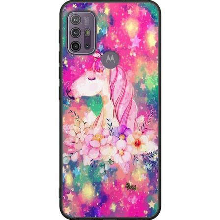 Motorola Moto G30 Svart Skal Unicorn Enhörning