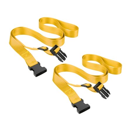 Rejsebagagerem Justerbar adgangskodelås Pakkebælte Bagage Sikker låsestrop Gul