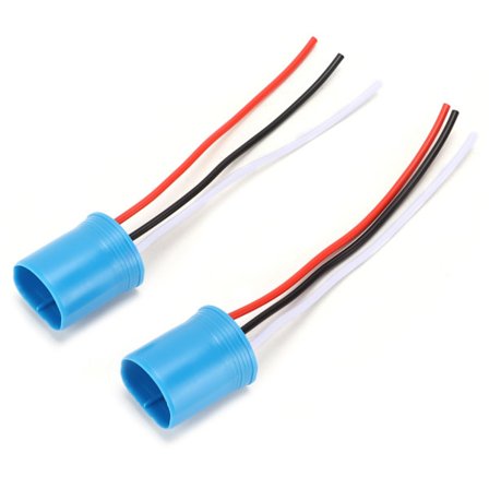 2 stk. hanstik ledningsnet stik adapter ledningskabel til bil forlygter tågelygter