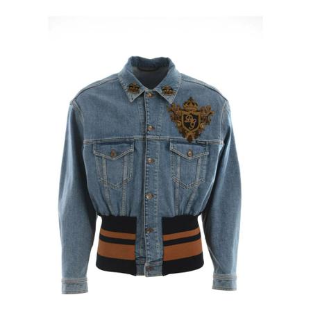 Dolce & Gabbana - Jeansjackor - Blå - Herr - Storlek: Xl, Herr, Storlek: XL