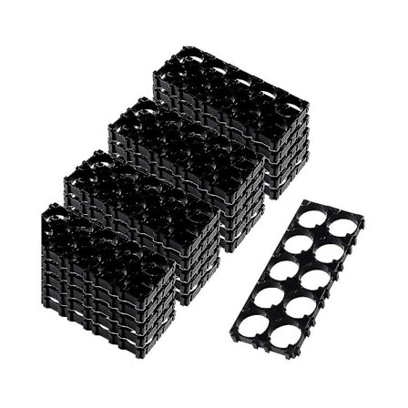 20 stk 18650 Lithium Cell 2x5 Cell 18650 Lithium Batteri Plast Holder Beslag Til DIY Batteripakke