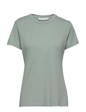 Solly Tee Solid 205 T-shirts & Tops Short-sleeved Grön Samsøe Samsøe