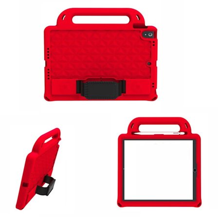 Rhombus stötsäker fodral för iPad Pro 11 inch (2020) / 10.2 (2019) - röd