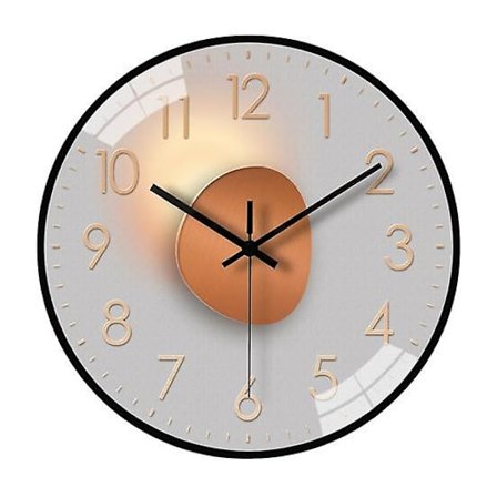8 Tuuman Moderni Seinäkello Hiljainen Ei Tikaa Paristoilla Toimivat Seinäkiinnitettävä Kello Olohuoneen Makuuhuoneen Keittiön Toimiston Luokkahuoneen 
