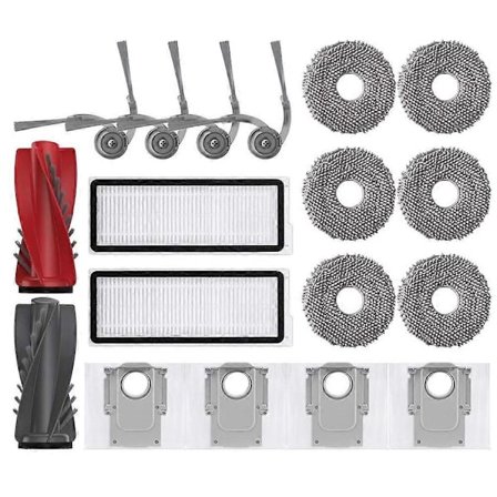For Roborock Qrevo 5AE / Curv / CurvC / Curv S5X 5A1 5XC / Edge / EdgeC / Edge S5A / Edge 5V1 Deler Børste Filter Mopp Pose