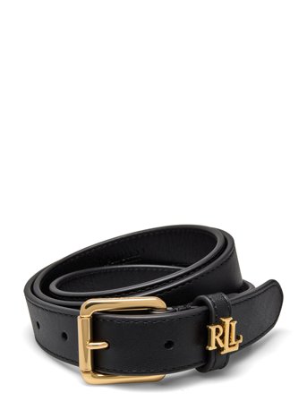 Lauren Ralph Lauren | Logo-Keeper Leather Skinny Belt | XL