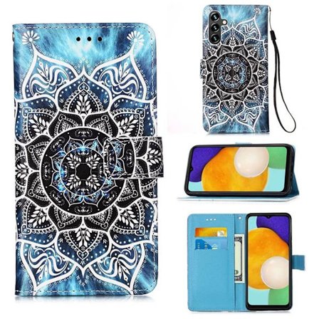 Plånboksfodral Samsung Galaxy S24 Plus - Blå Mandala