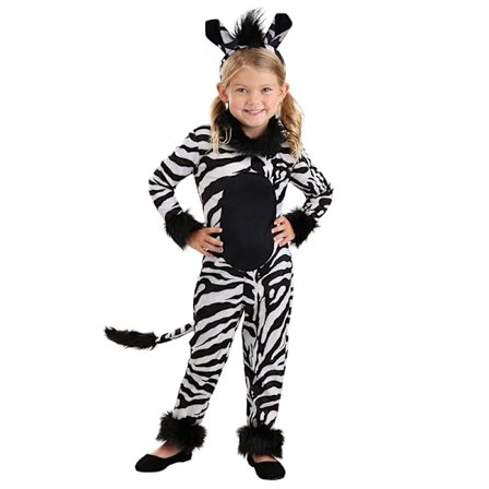 Zebra-kostyme for barn - Cosplay Halloween Dyrekostyme