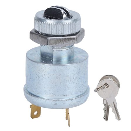 Tenningsbryter 3-veis 4-terminal med 2 nøkler 33639G01 Erstatning for EZGO Club Car