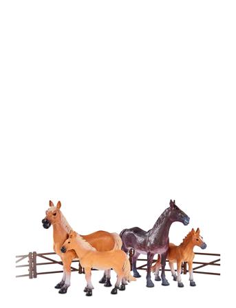 Horse Set With Fences Toys Playsets & Action Figures Animals Monivärinen/Kuvioitu Simba Toys