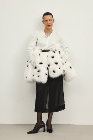 NA-KD Organsa kjol - Midikjolar - Svart - EU 32