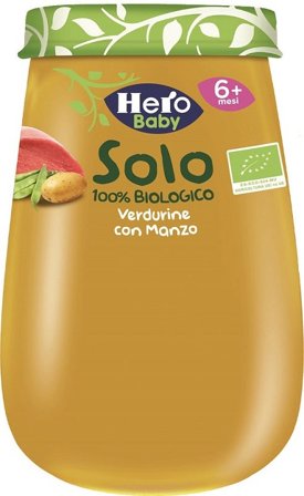 Hero Baby Solo Omogeneizzato Verdurine con Manzo 100% Bio 190g