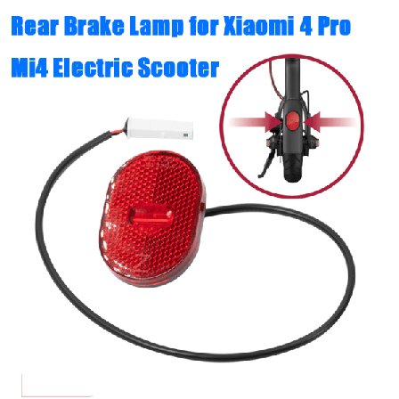 1. bakbromslys for Lite Pro 4 elektrisk scooter baklys L