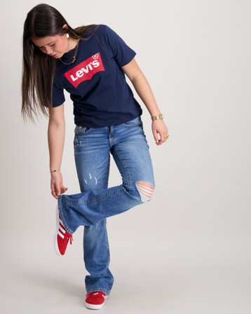 Levi's LVB BATWING TEE Blå T-skjorter Jente - Kids Brand Store